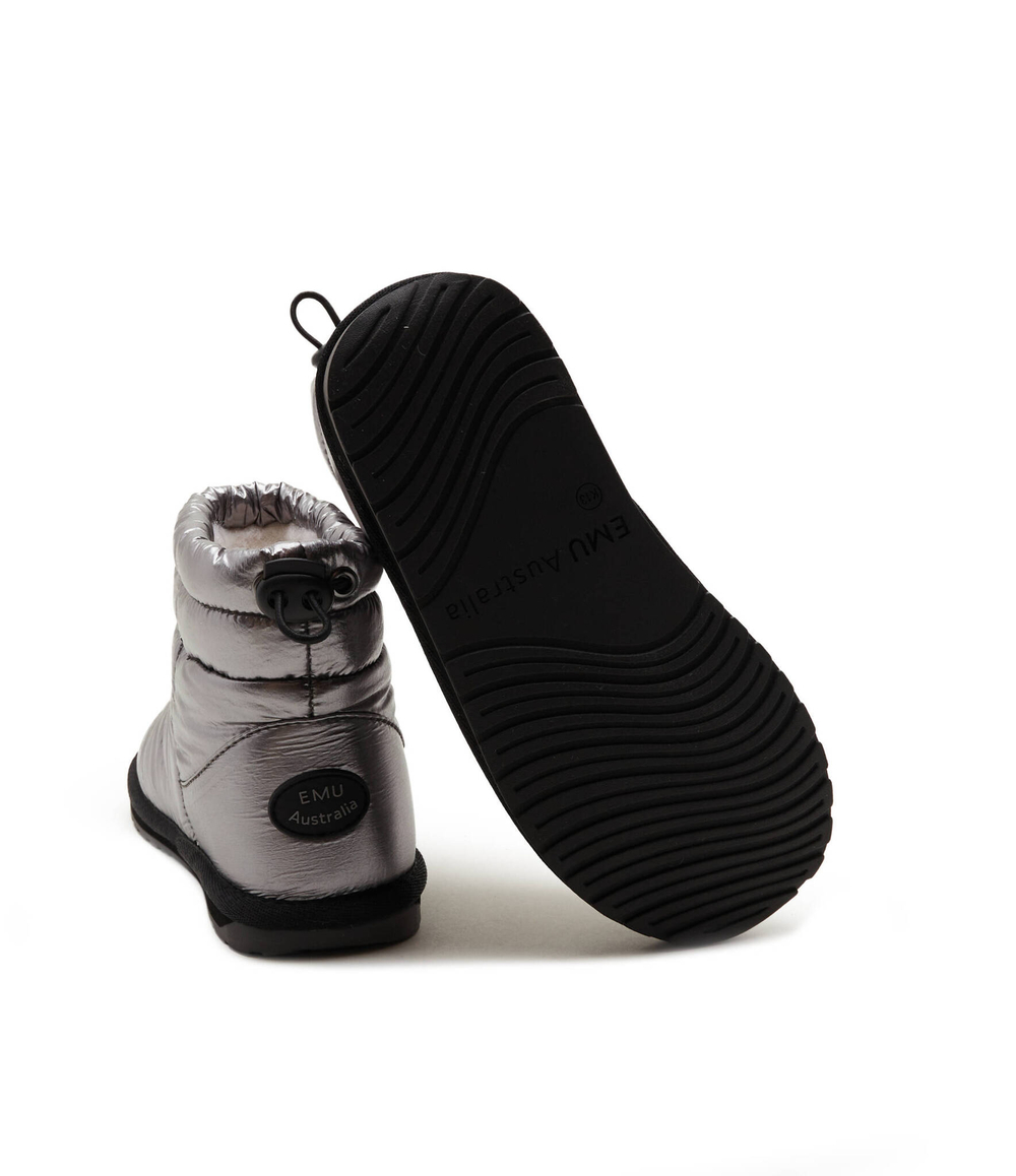 Утепленное угги Briggs Metallic EMU Australia - серебряный(K12955)