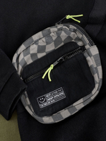 Лонгслив и джоггеры в комплекте для мальчика Next N96-355, Хаки, Черный