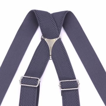 Подтяжки серые 3 см