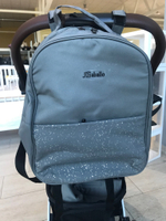 Коляска прогулочная Babalo 2024 Снег текстиль на белой раме