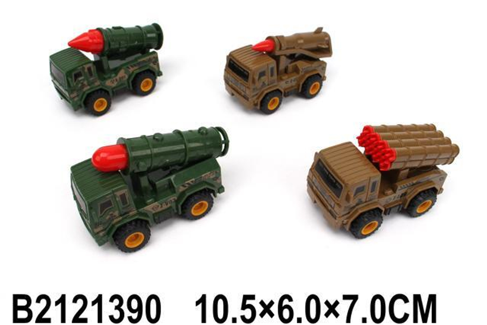 Машина Военная ин. 10см, пакет 399-461