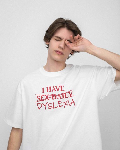 Футболка Dyslexia Warm Milk