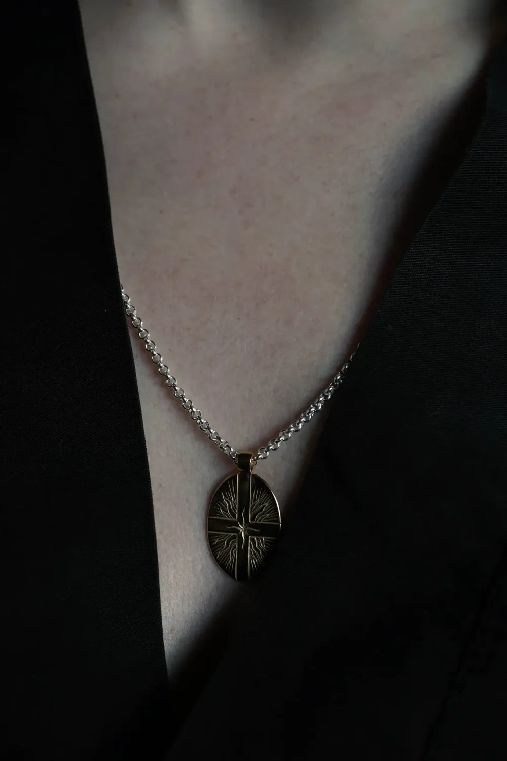 Подвеска Смелым помогает Судьба, позолота