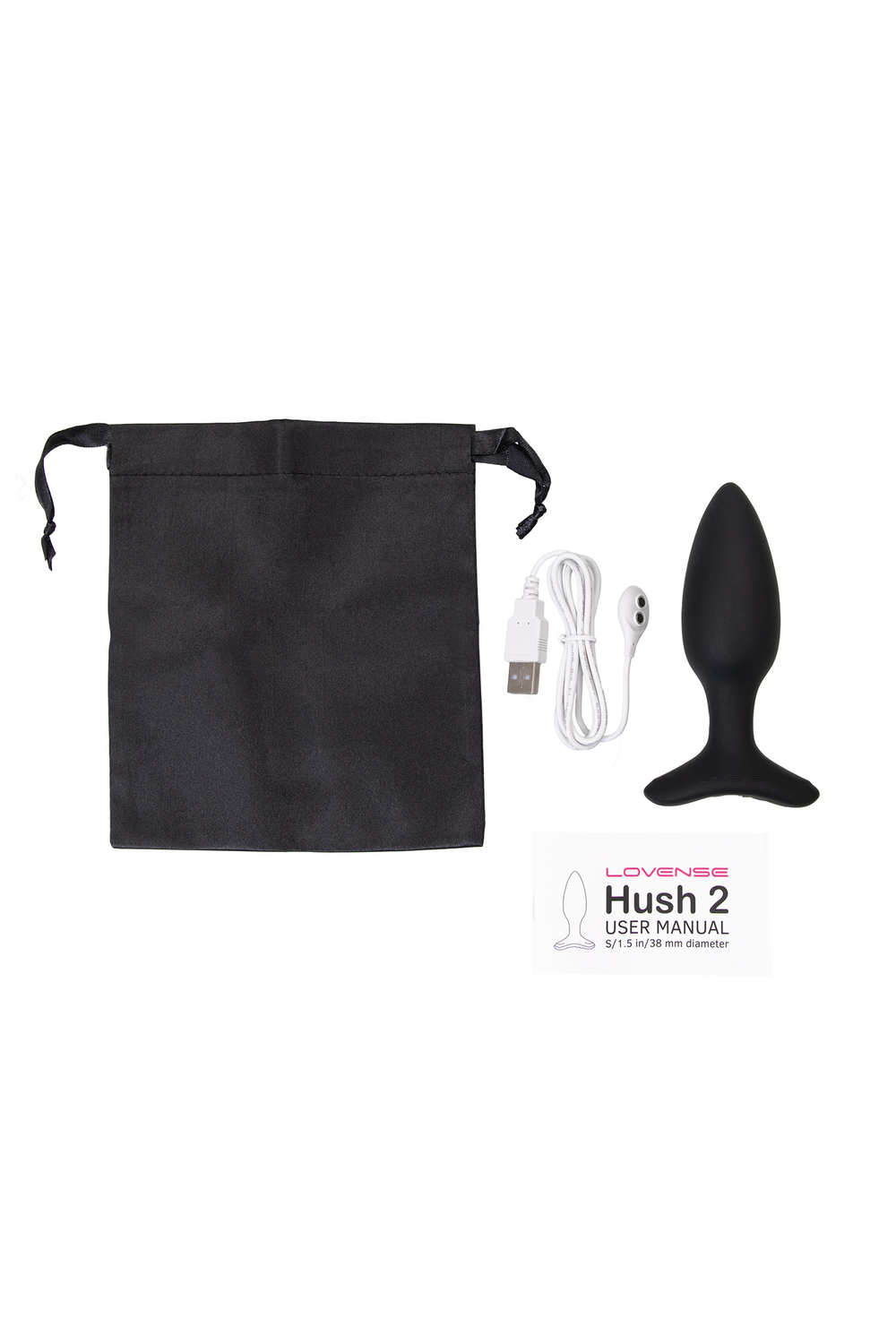 Анальная втулка LOVENSE Hush 2 (S)