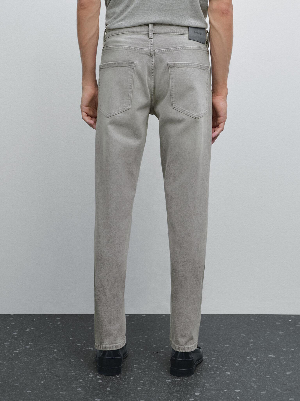 Massimo Dutti Зауженные джинсы, серый