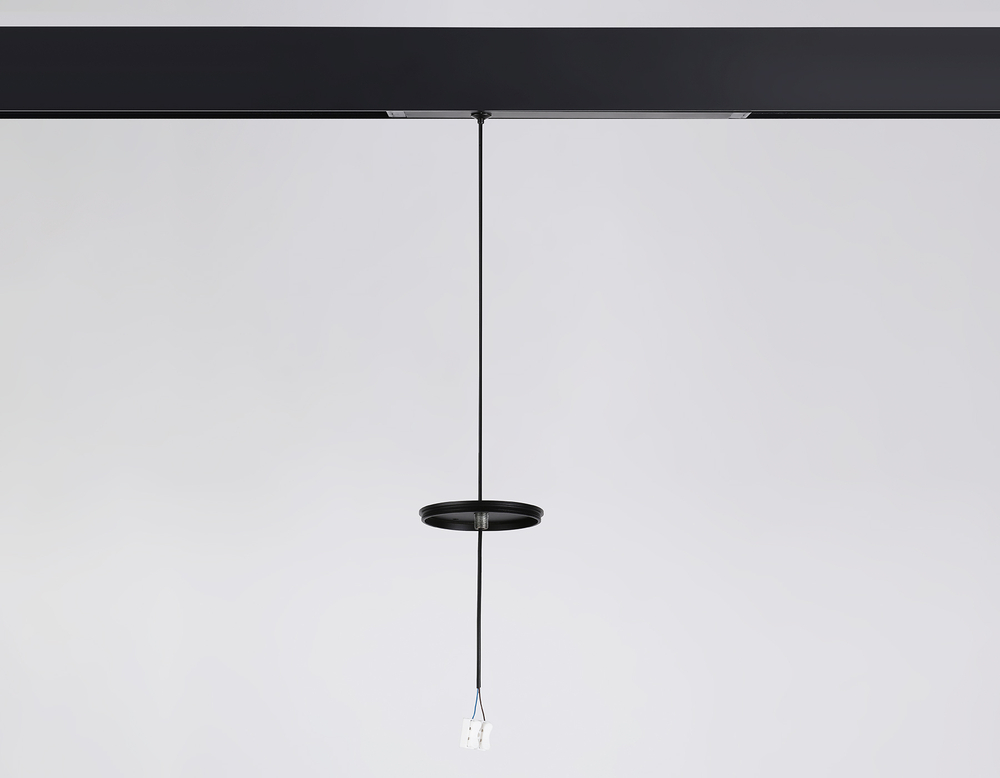 Крепеж трековый подвесной для корпуса DIY D85mm A2660 BK черный 240*42*25 H1500
