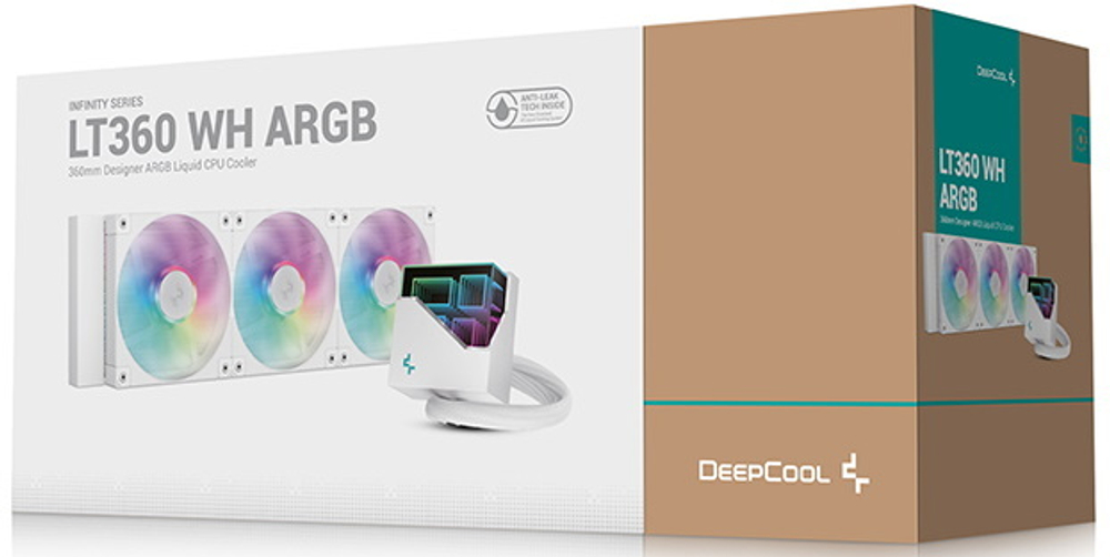 Система охлаждения жидкостная Deepcool LT360 ARGB WH