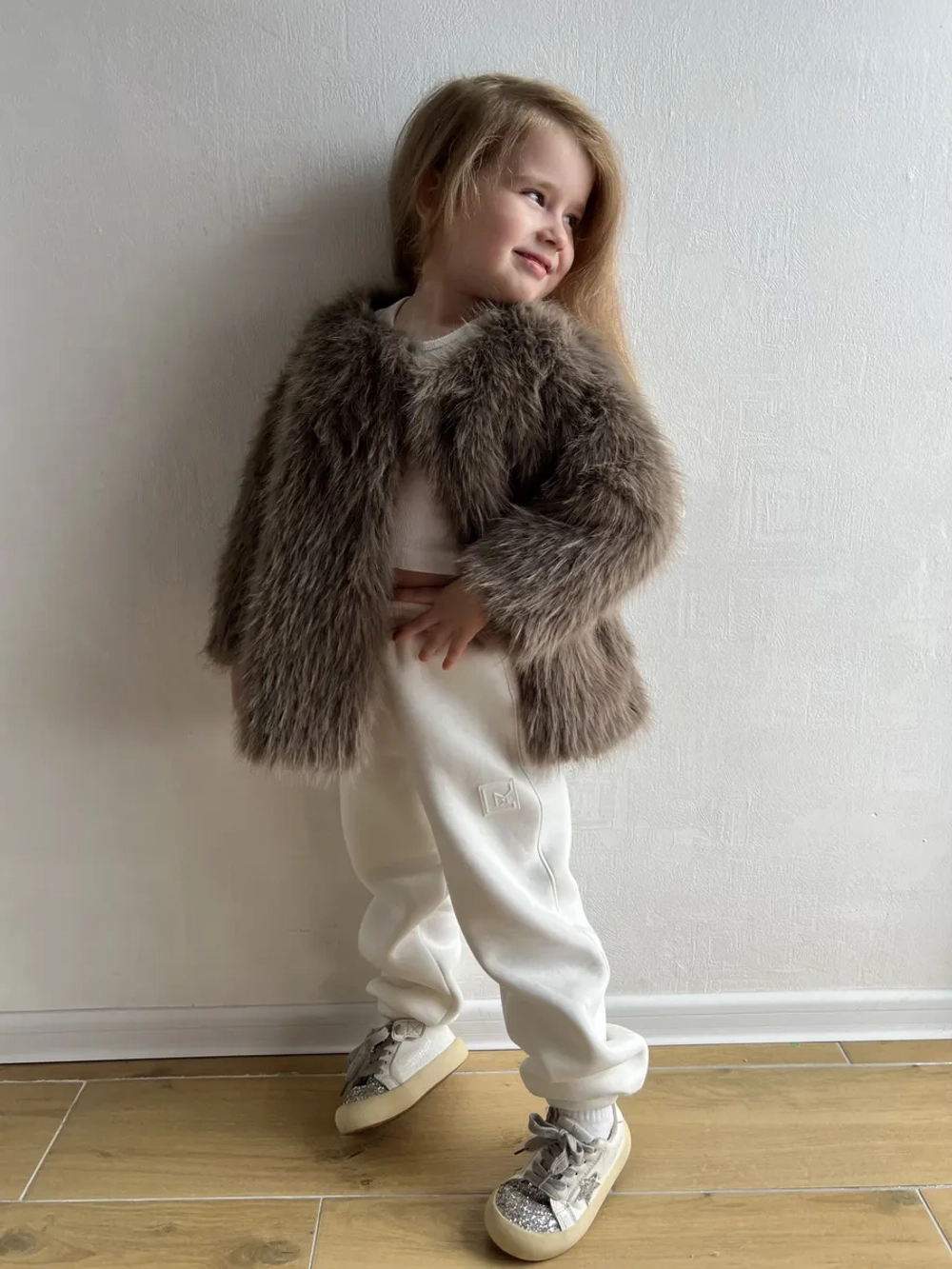 Шуба искусственная демисезонная