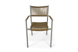 "Витория" плетеный стул из искусственного ротанга, цвет соломенный