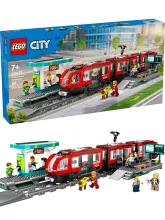 Конструктор City 60423 Трамвай и станция в центре города