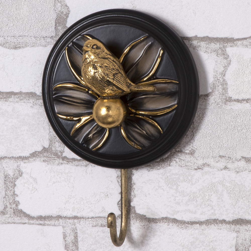 Настенный крючок Птичка Зарничка Дримс Каштан