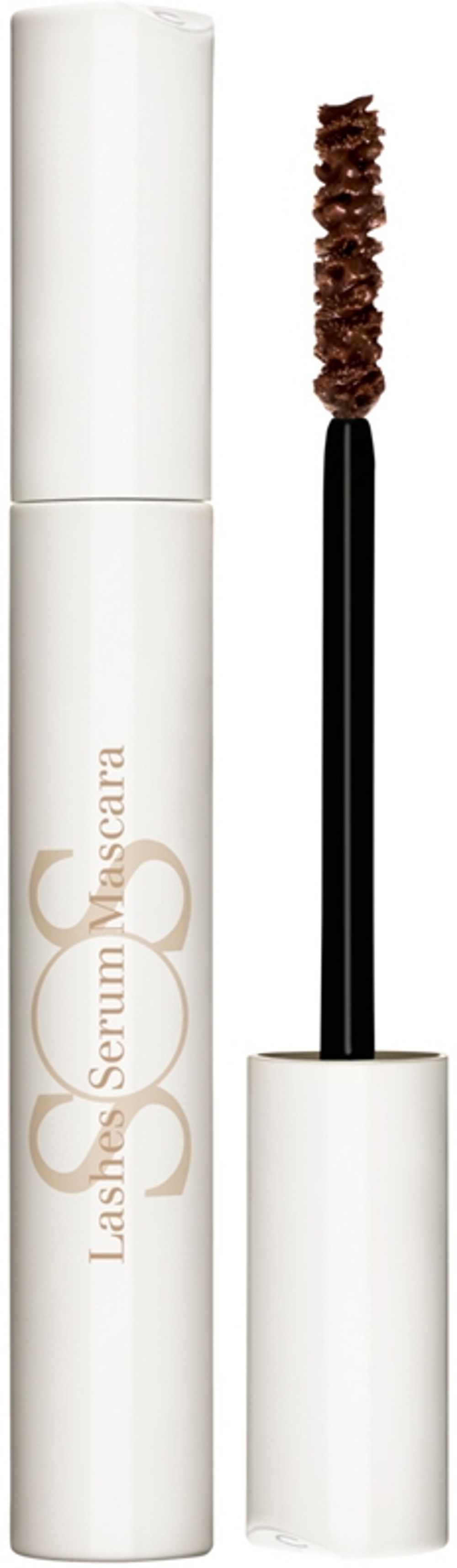 Clarins SOS Lashes Serum Mascara - Питательная тушь для ресниц, удлиняющая и увеличивающая объем, 8 ml