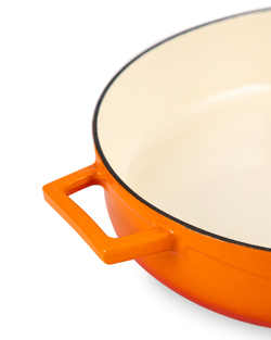 Кастрюля с крышкой 3.5л LAVA оранжевая