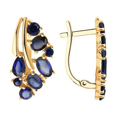 Серьги Au 585 (726814)