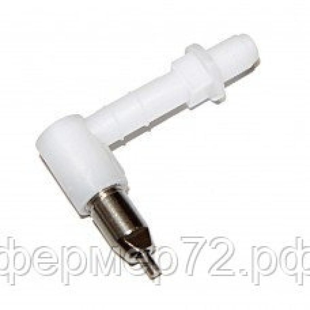 Поилка для кроликов и птиц с удлинителем 6 см 90°