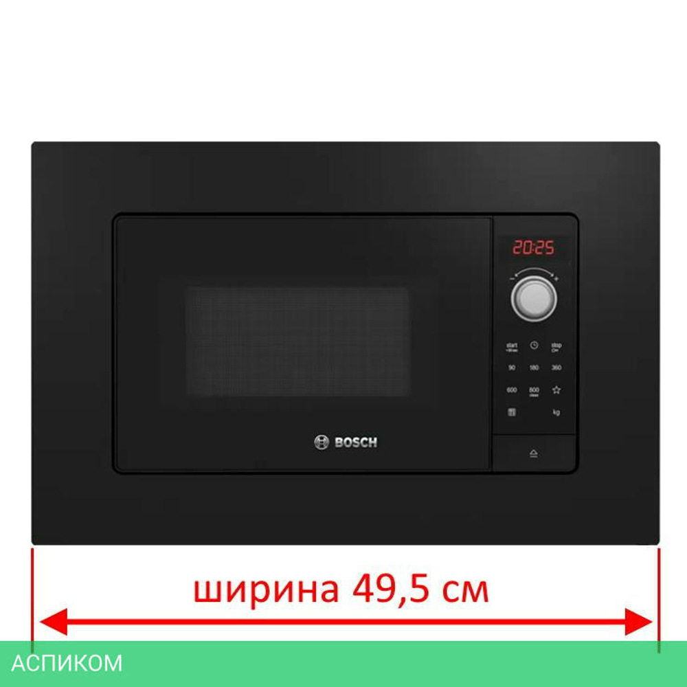 Микроволновая печь Bosch BFL523MB3 черный