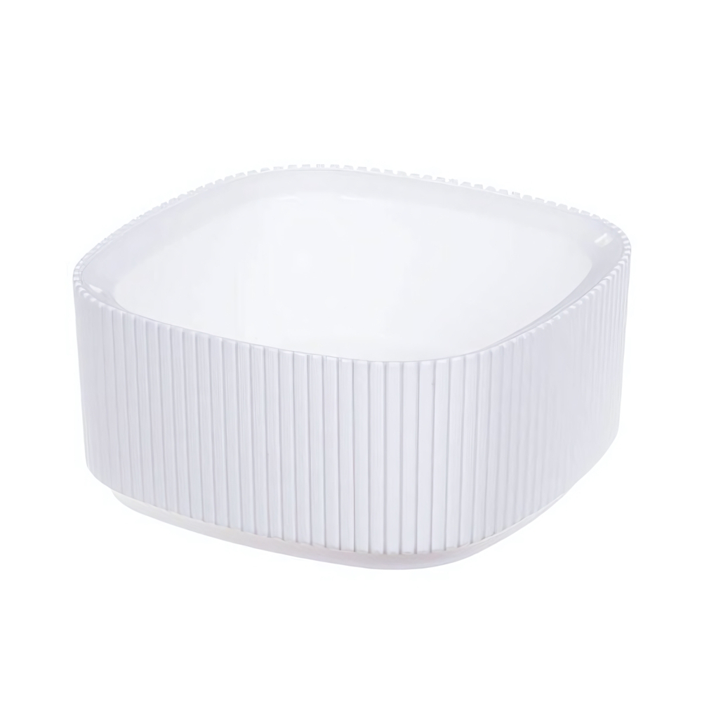 Кашпо СТРИП квадратное 190*190мм 1,6 л со вставкой М3250