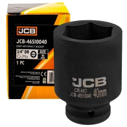 Головка ударная глубокая 3/4'', 40мм (6гр.) JCB JCB-46510040