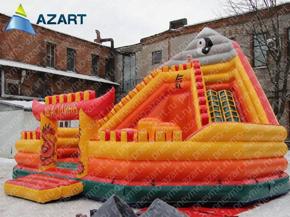 Батут-горка "Шаолинь"