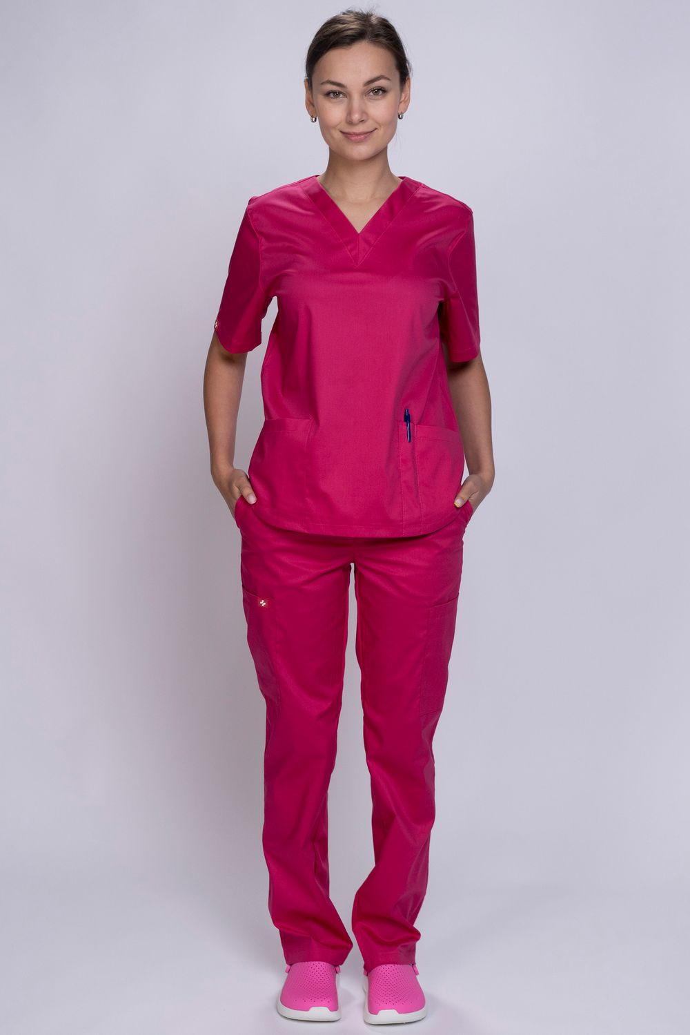 Брюки  женские  MedicLine (Magenta)