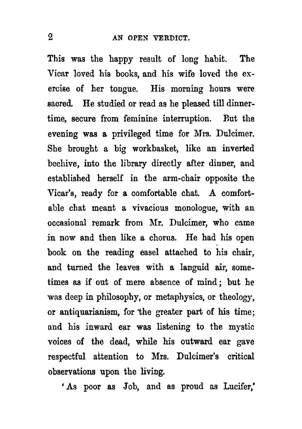 An Open Verdict. Volume 1 | M. E. Braddon