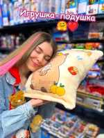 Мягкая игрушка подушка Pudding Пудинг Капибара 6 шт