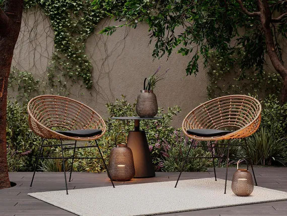 Столик кофейный Marius, Ø50х55 см, черный