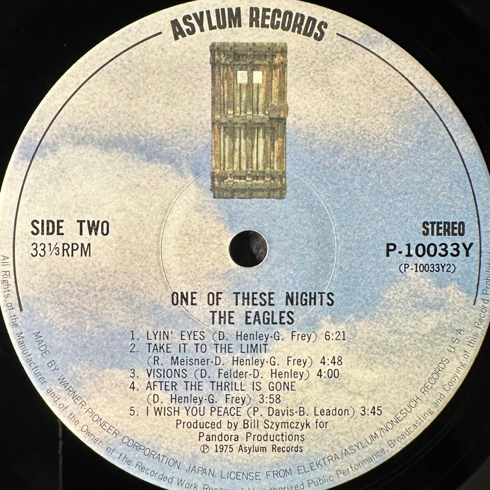 Eagles ‎– One Of These Nights (Япония 1975г.)