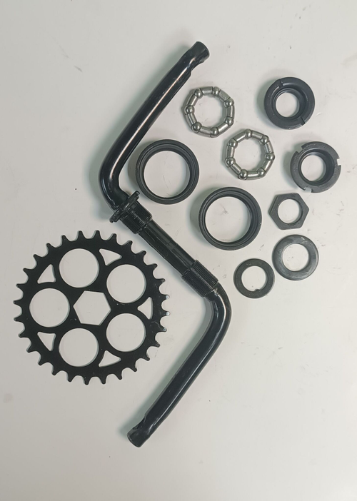 Шатуны (кривошип) 114 мм, 28 зуба, полный комплект