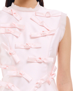 Платье Bambini (Бамбини) мини, розовое