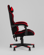 Кресло спортивное TopChairs Shadow ткань черно-красный