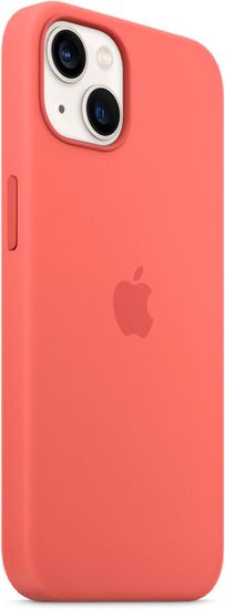 Чехол Apple Silicone Case with MagSafe for iPhone 13 mini, «розовый помело»