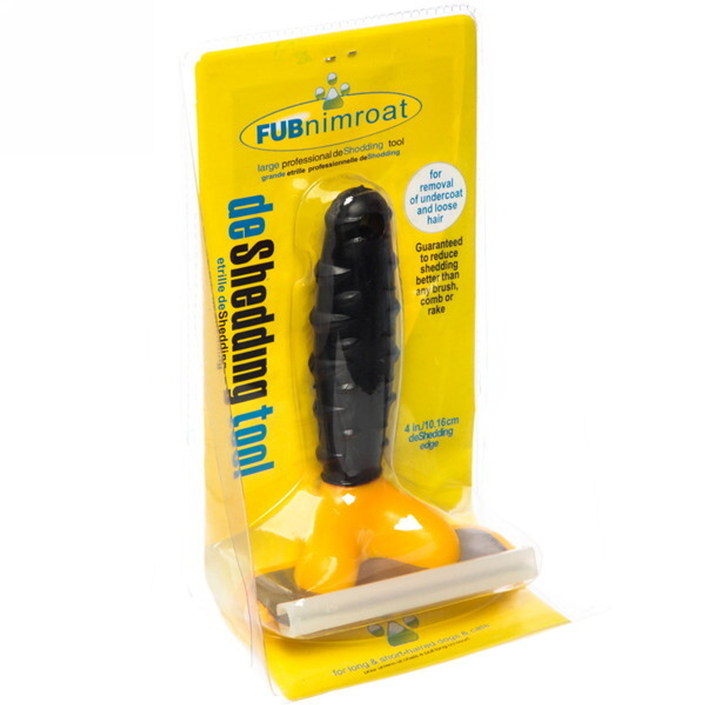 Расческа - пуходерка для вычесывания подшерстка «ЛАПКИ и ЦАРАПКИ», цвет как на фото, 10*15см (блистер)