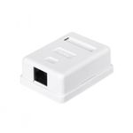 Розетка компьютерная 1x8P-8C RJ-45 CAT5e TDM
