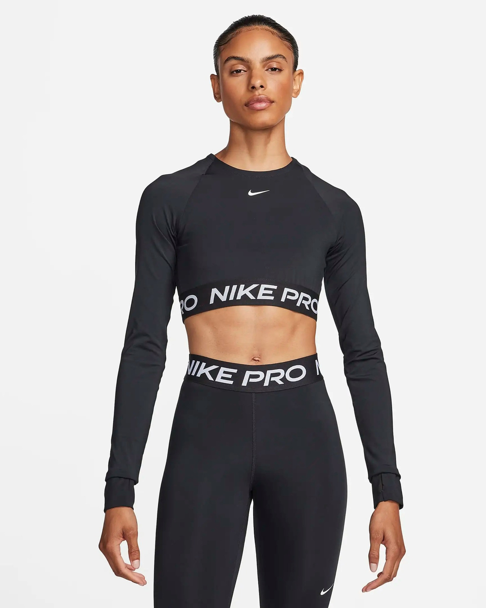 Лонгслив женский NIKE PRO DF 365 CROP LS