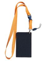 Ланьярд из фетра для карт Оранжевый