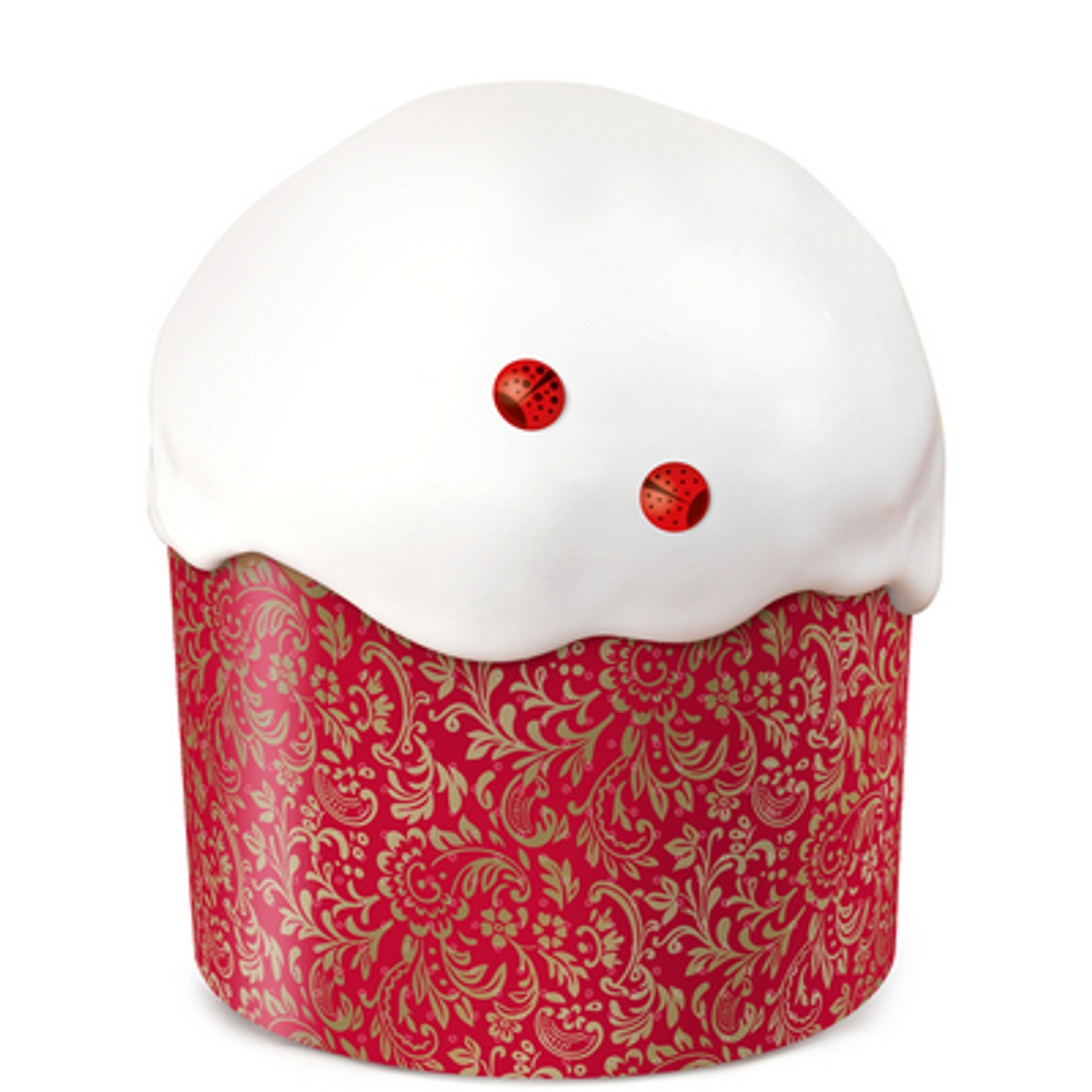 Форма бумажная КУЛИЧ PRE110/85 Флора красная 1900шт (14х135шт) , шт