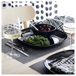IKEA BACKIG  (ИКЕА БАСКИГ)  -  Миска, черная, 14 см