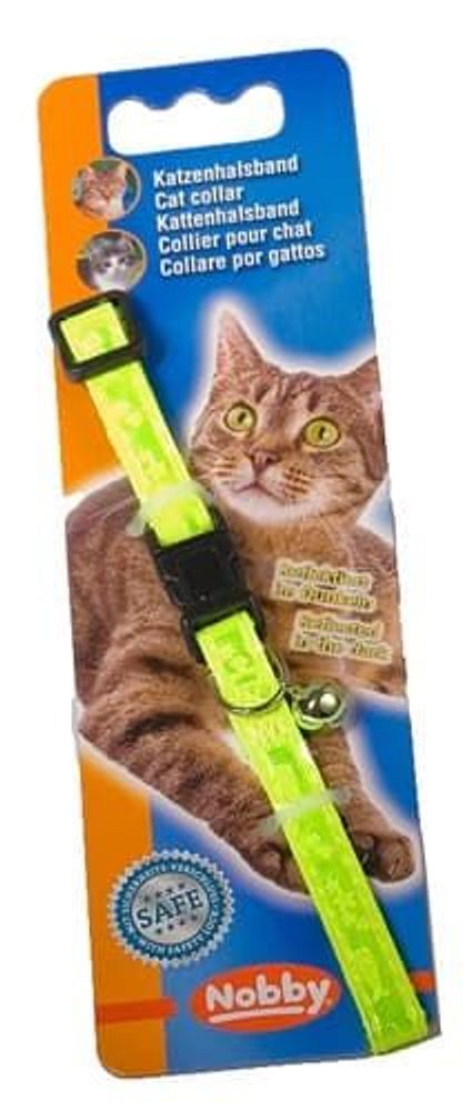 Ошейник д/кошек НЕОН желтый Nobby Ошейник д/кошек НЕОН желтый Nobby