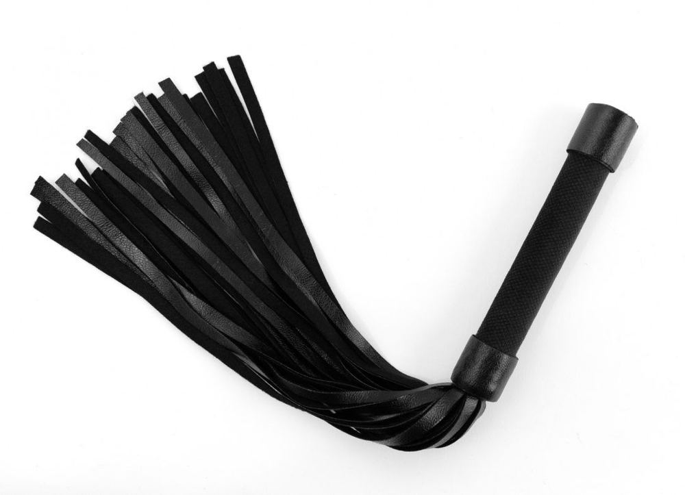 Черная плеть My rules - 43 см. (Цвет: черный)