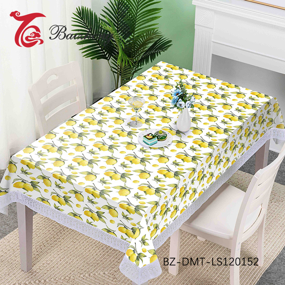 Скатерть 152*152см ПВХ на тканевой основе, BZ-DMT-Y152152