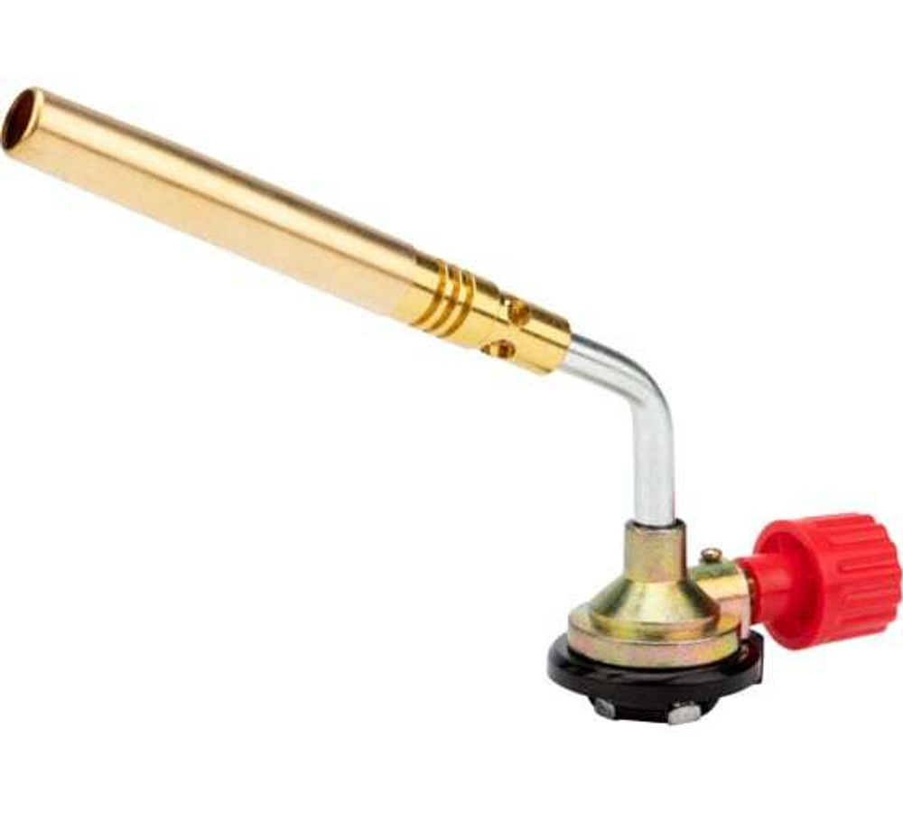 ГАЗОВАЯ ГОРЕЛКА REXANT GT-18 МЕХАНИЧЕСКАЯ С РЕГУЛЯТОРОМ 12-0018