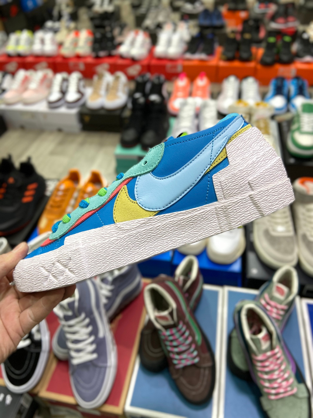 Blazer Low sacai KAWS Neptune Blue