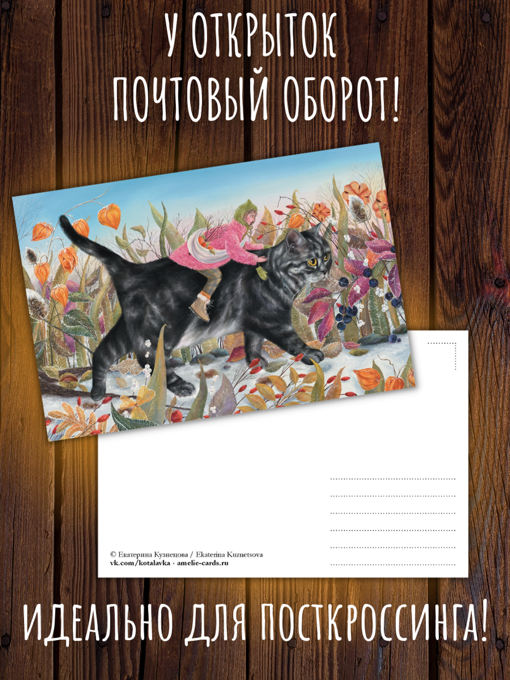 Год с котом. 10 открыток