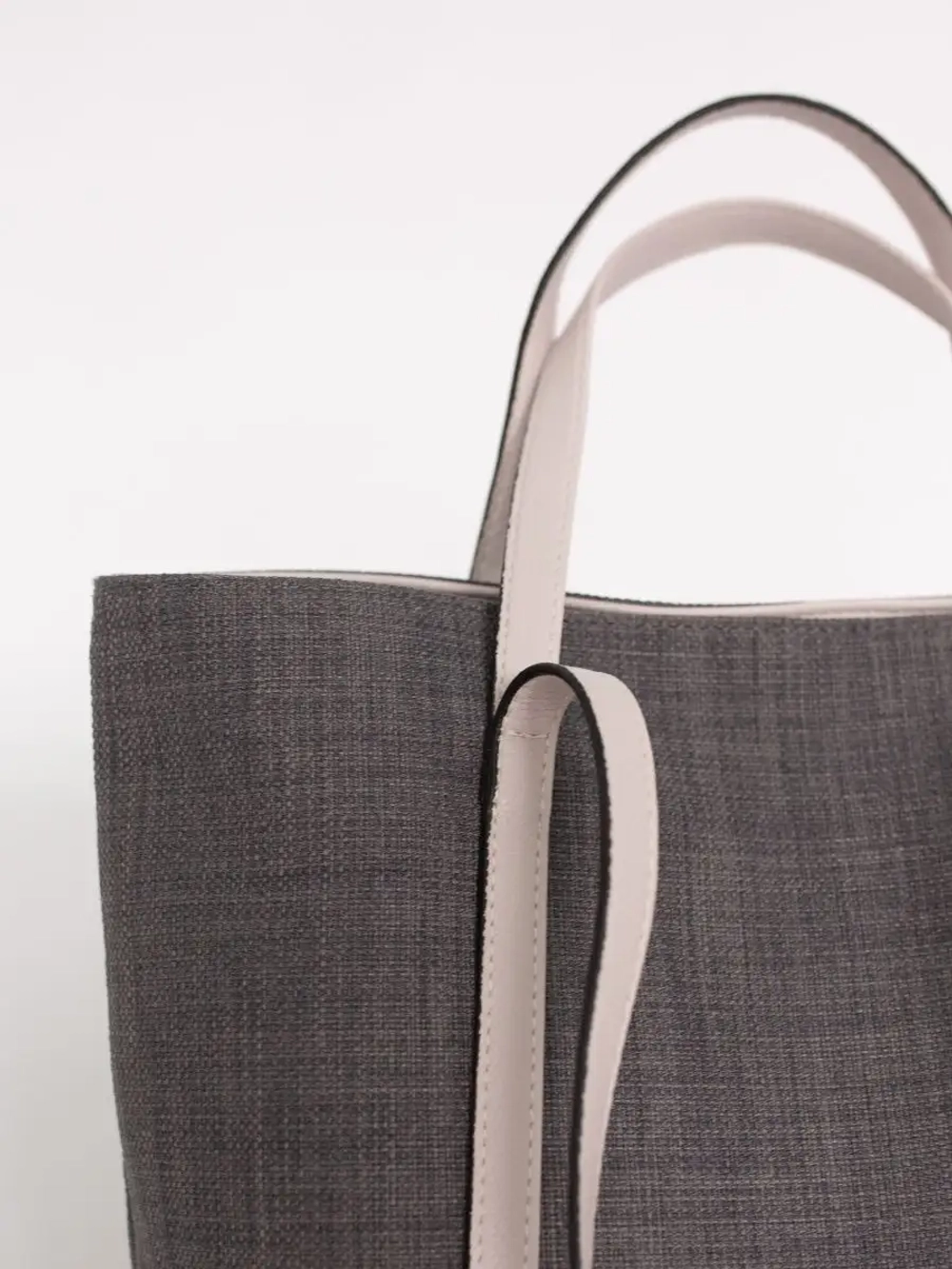 сумка большая через плечо шоппер тканевый