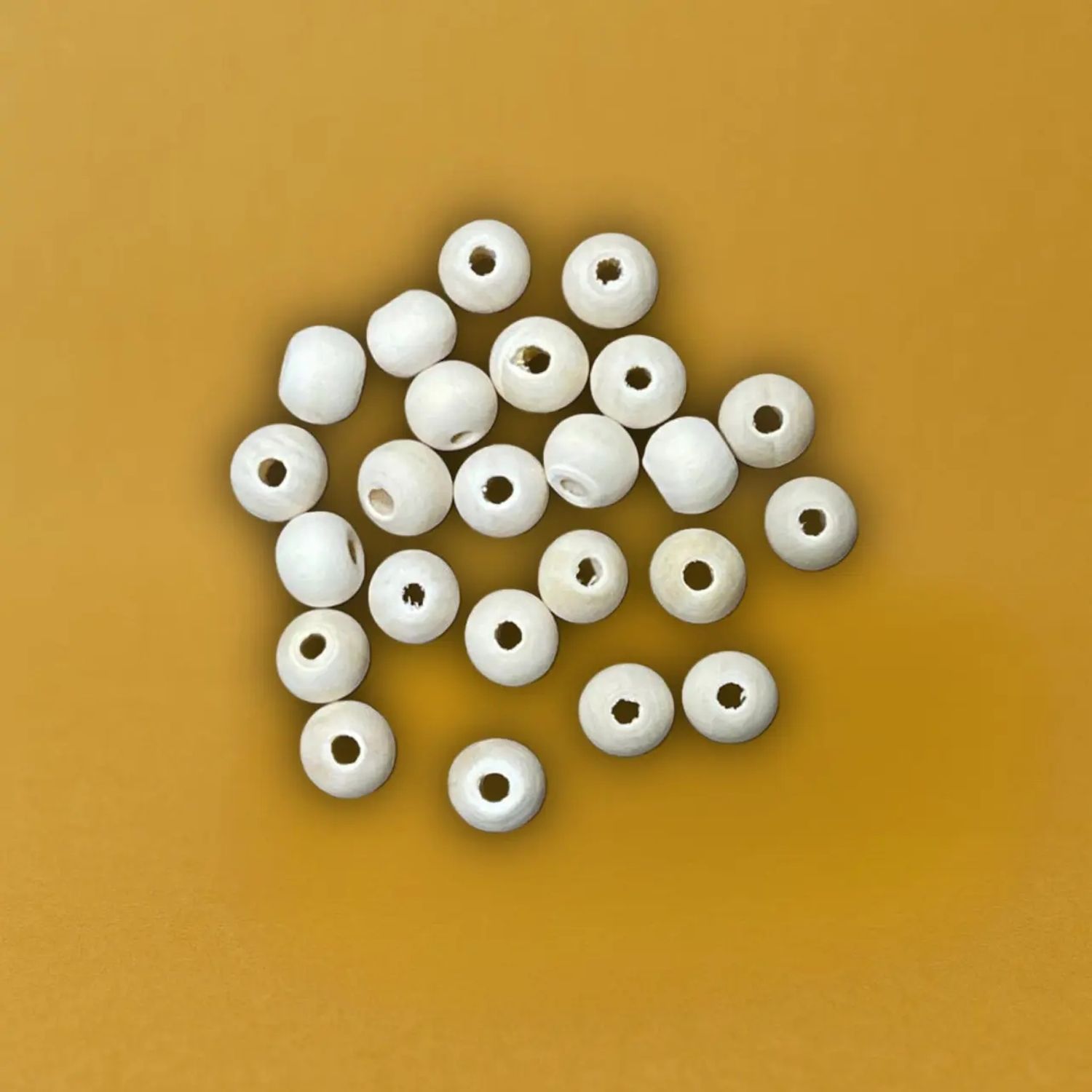 бусина, дерево, размер 10мм, 23шт