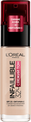 Тональный крем L'Oreal Paris Infaillible Стойкий матирующий - 15 фарфоровый
