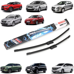 Щетки стеклоочистителя BOSCH для VW Caddy 3,4, Touran / Skoda Superb / Geely Coolray / Hyundai i30 / Kia Ceed / Peugeot 308