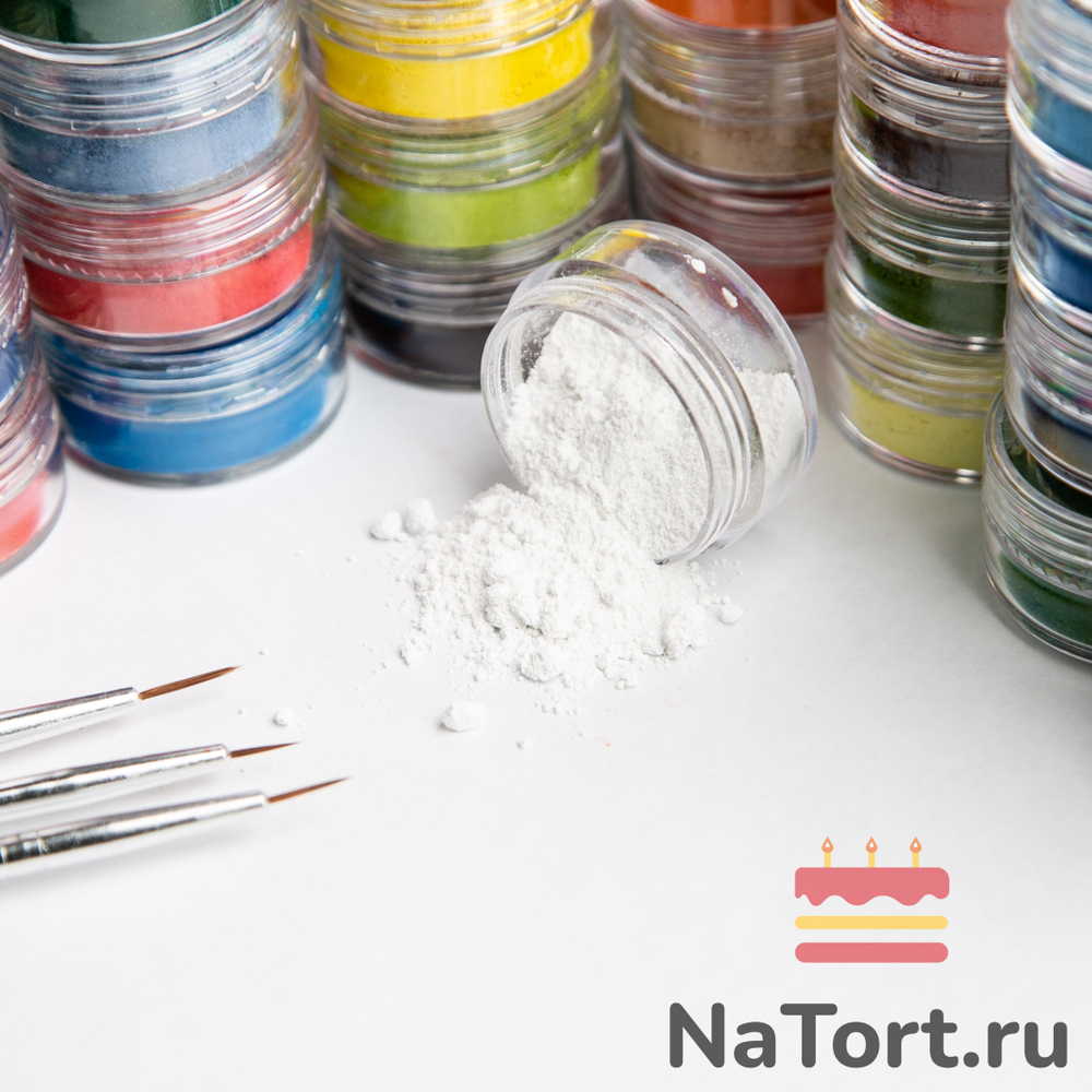 Краситель пыльца цветочная «Белый» 4 гр