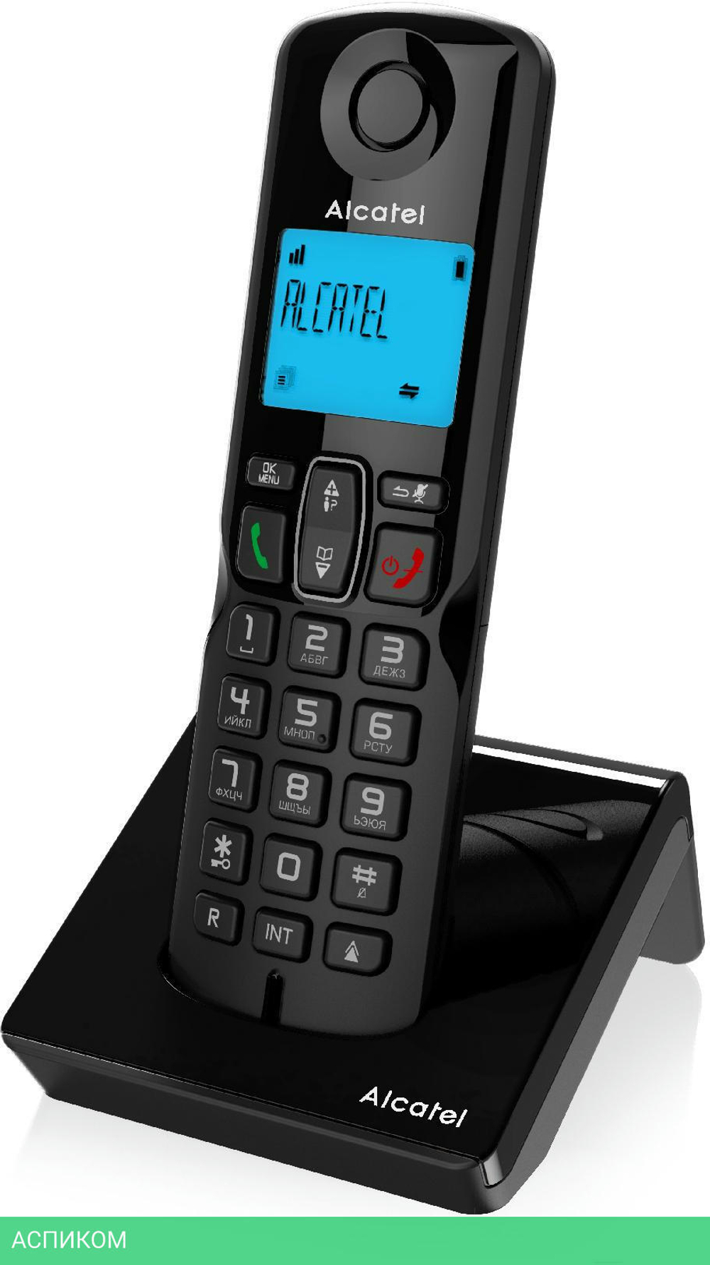 Радиотелефон DECT Alcatel S230 Black